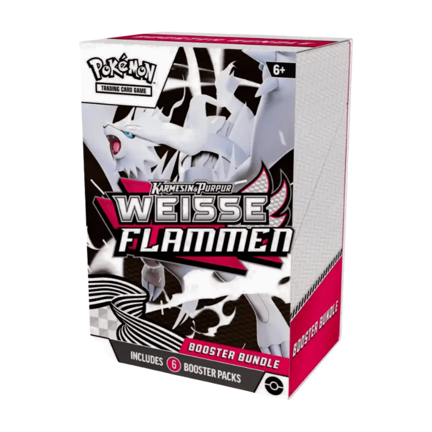 Pokémon Karmesin & Purpur Weiße Flammen Booster Bundle mit 6 Boostern – Original Pokémon Sammelkarten deutsch