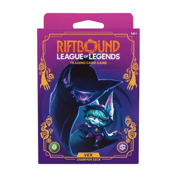 Riftbound League of Legends TCG Unleashed Champion Deck Vex – Bild 1