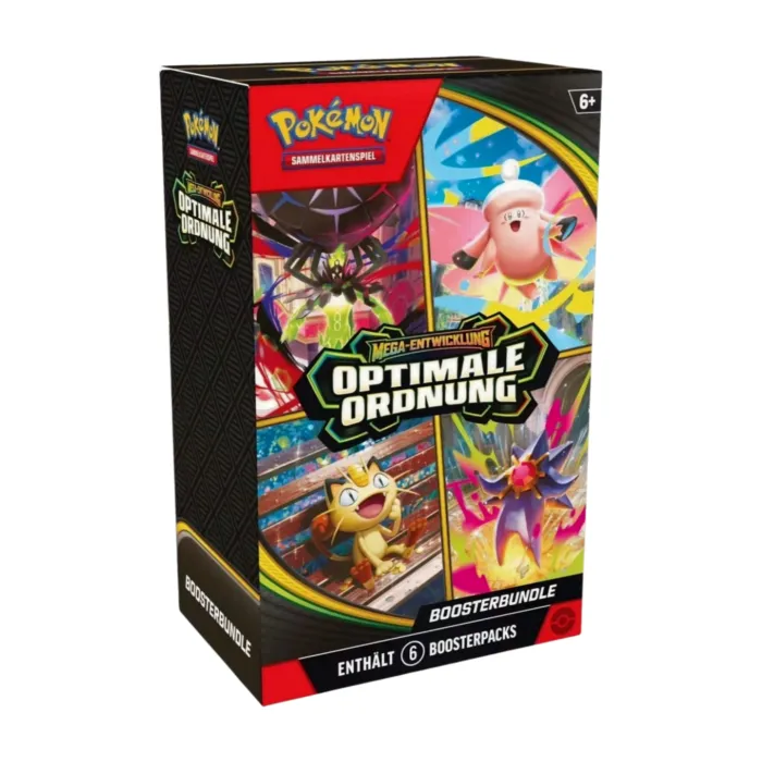 pokemon-mega-entwicklung-optimale-ordnung-booster-bundle-6-booster-deutsch-sealed-tcg.jpg Pokémon Mega-Entwicklung Optimale Ordnung Booster Bundle (deutsch) mit 6 Boosterpacks, versiegelt und originalverpackt, zeigt das Set-Artwork mit Mega-Zygarde-ex.