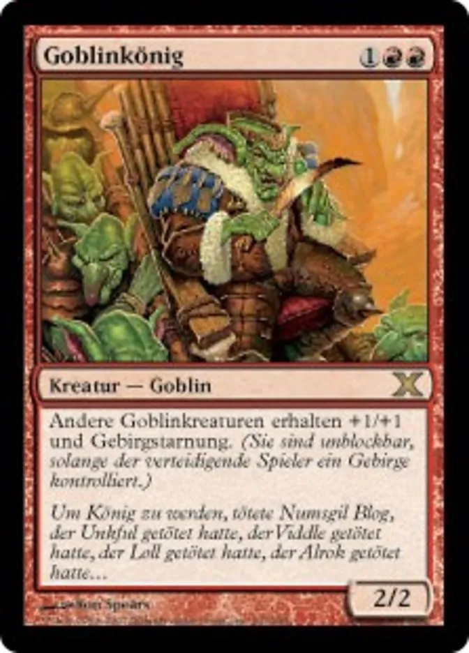 Goblinkönig kaufen - Tenth Edition bei TcG Love