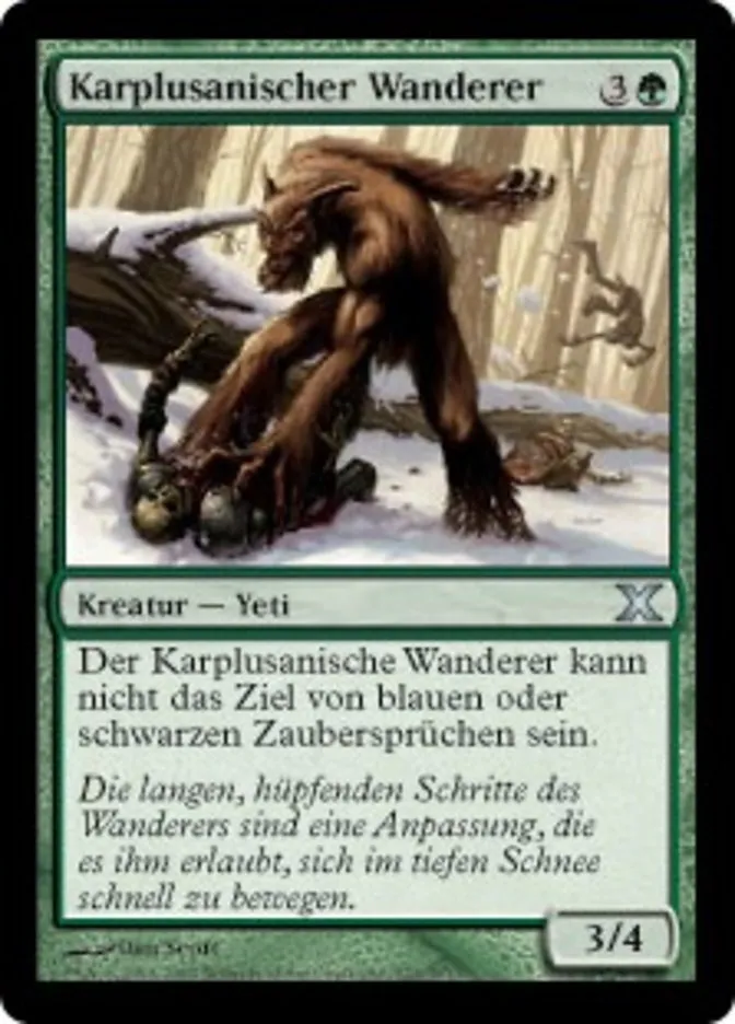 Karplusanischer Wanderer kaufen - Tenth Edition bei TcG Love