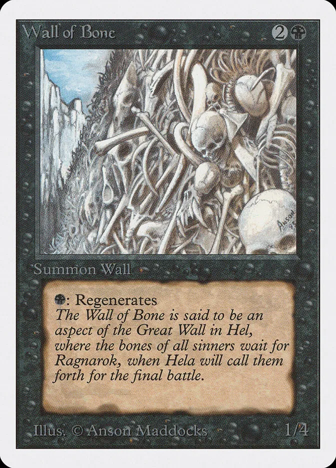 Wall of Bone kaufen - Unlimited Edition bei TcG Love
