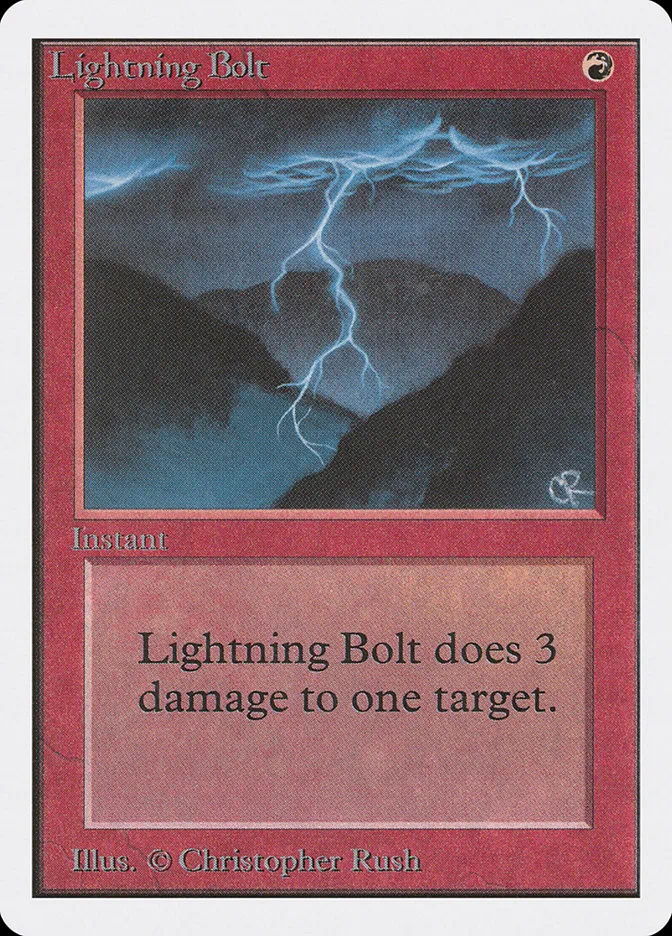 Lightning Bolt kaufen - Unlimited Edition bei TcG Love