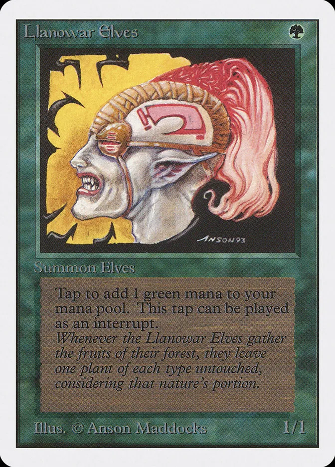 2ED-211-Llanowar-Elves Llanowar Elves kaufen - Unlimited Edition bei TcG Love