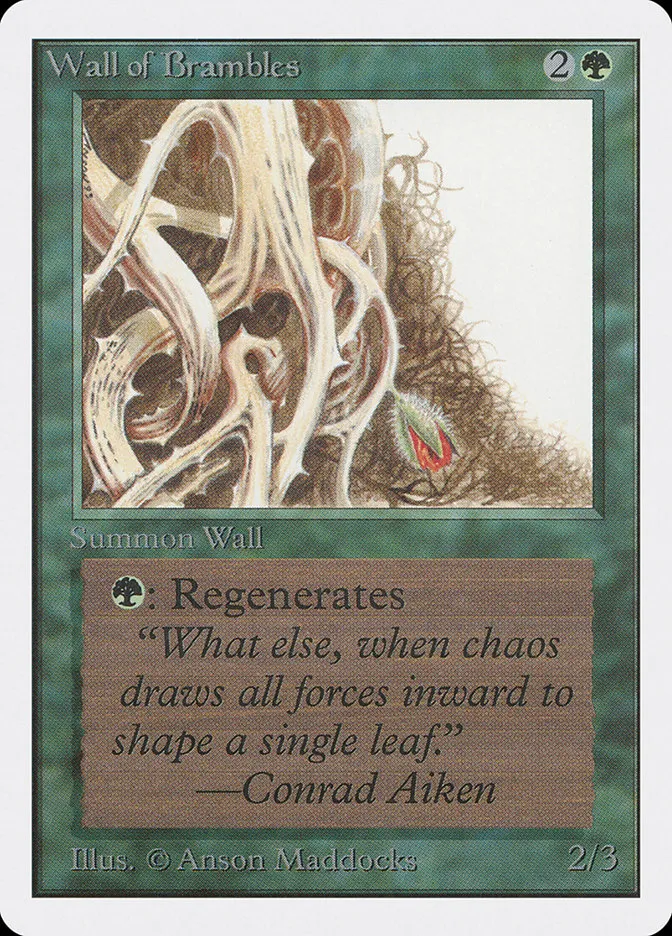 Wall of Brambles kaufen - Unlimited Edition bei TcG Love