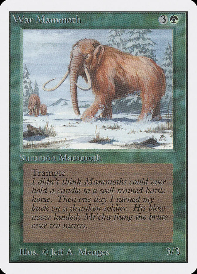 War Mammoth kaufen - Unlimited Edition bei TcG Love