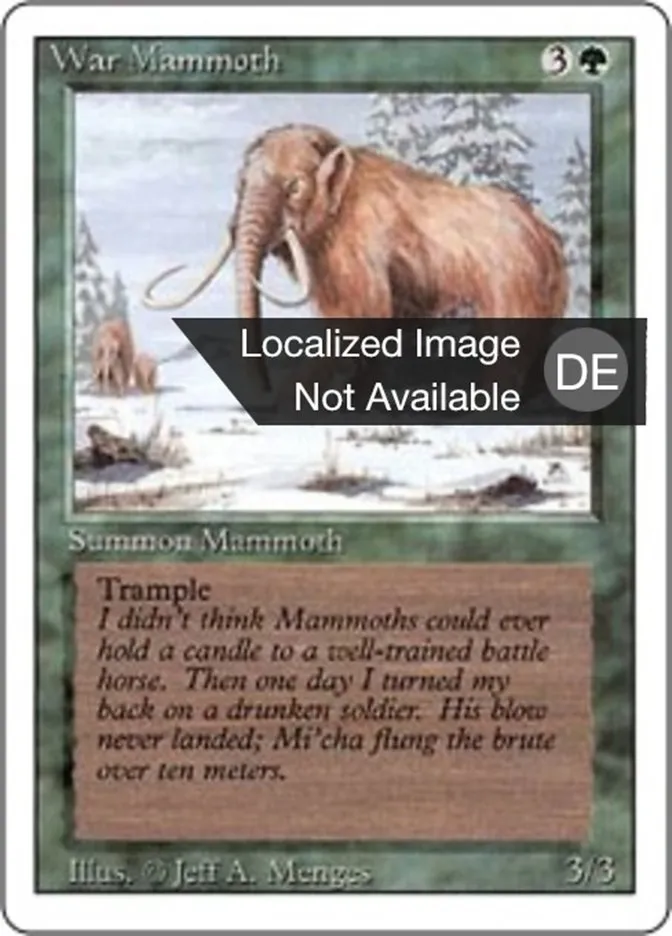 Kriegsmammut kaufen - Revised Edition bei TcG Love