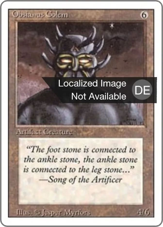 Obsidian-Golem kaufen - Revised Edition bei TcG Love