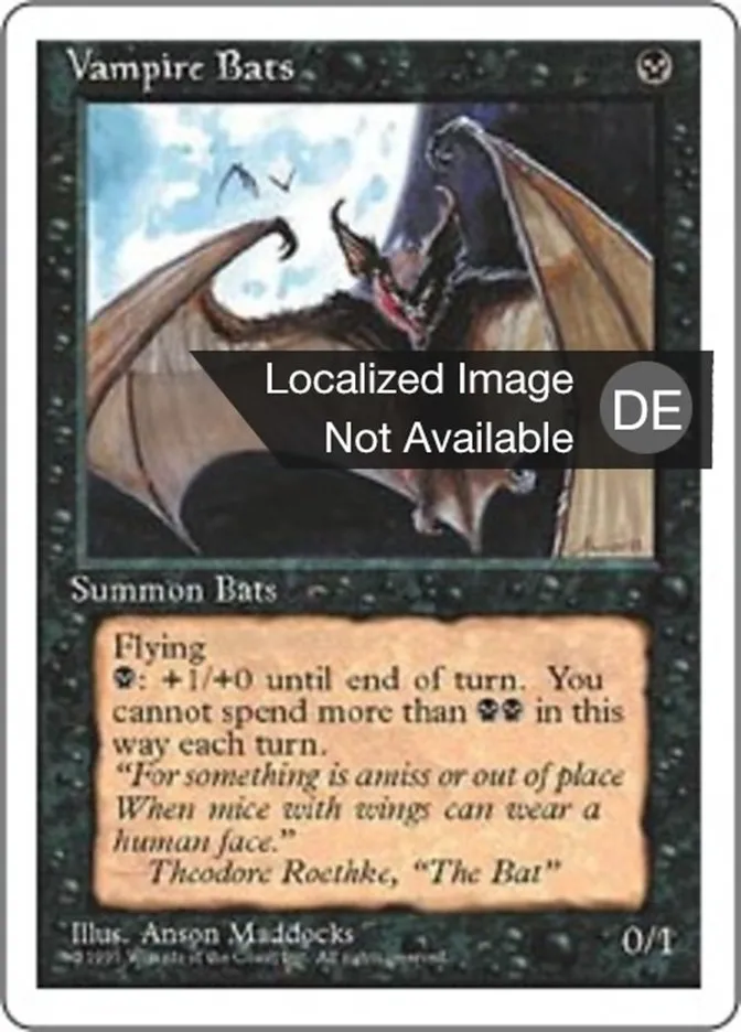 Vampirfledermäuse kaufen - Fourth Edition bei TcG Love