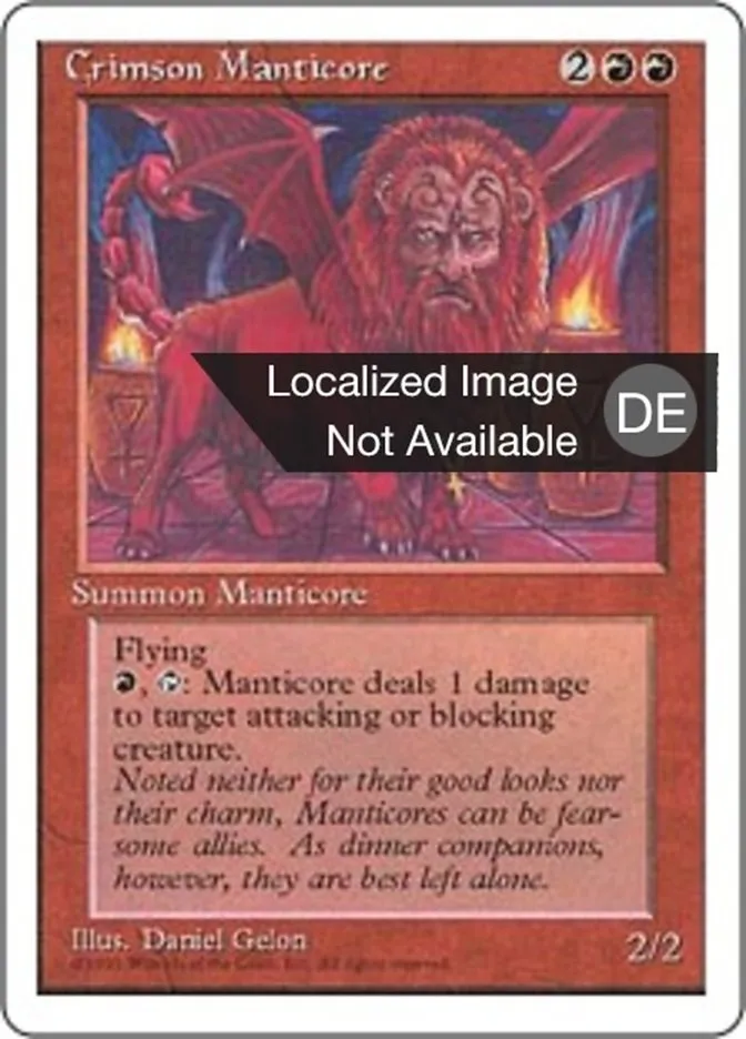Karmesin-Mantikor kaufen - Fourth Edition bei TcG Love