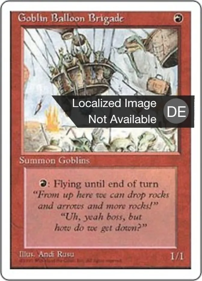 Ballonbrigade der Goblins kaufen - Fourth Edition bei TcG Love