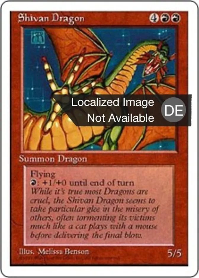 Shivan-Drache kaufen - Fourth Edition bei TcG Love