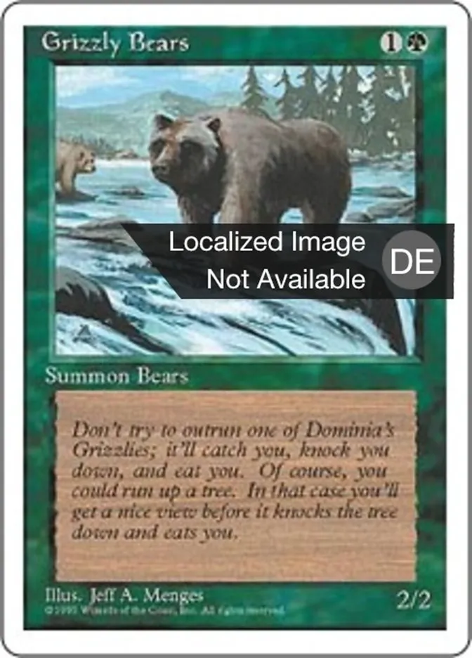 Grizzlybären kaufen - Fourth Edition bei TcG Love