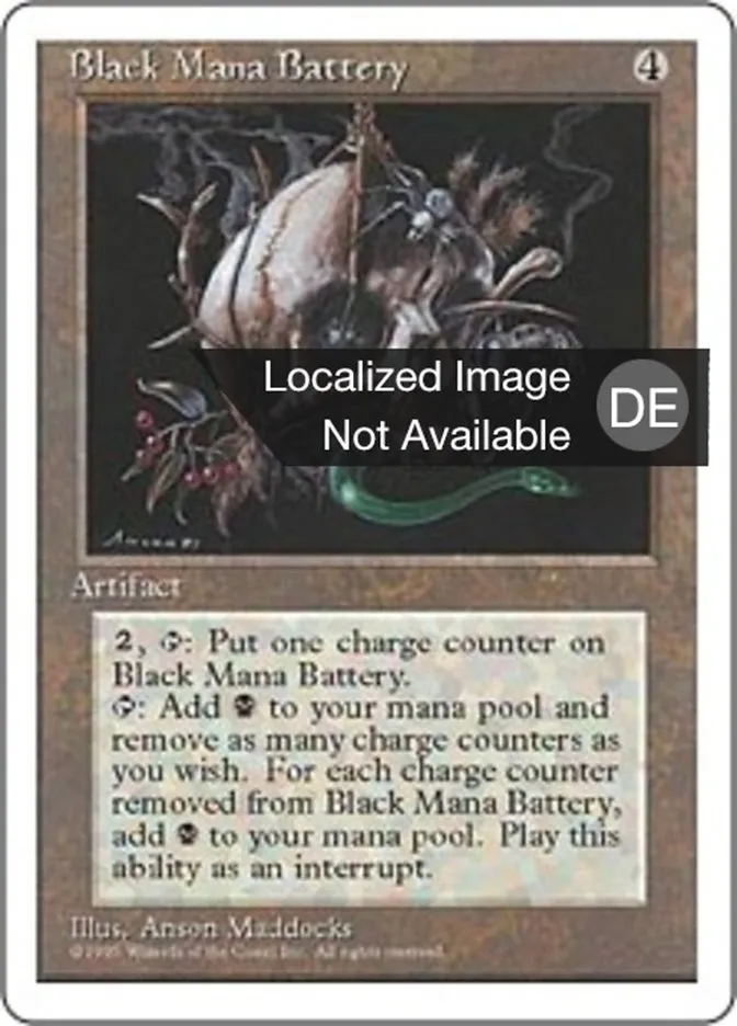 Schwarze Manabatterie kaufen - Fourth Edition bei TcG Love