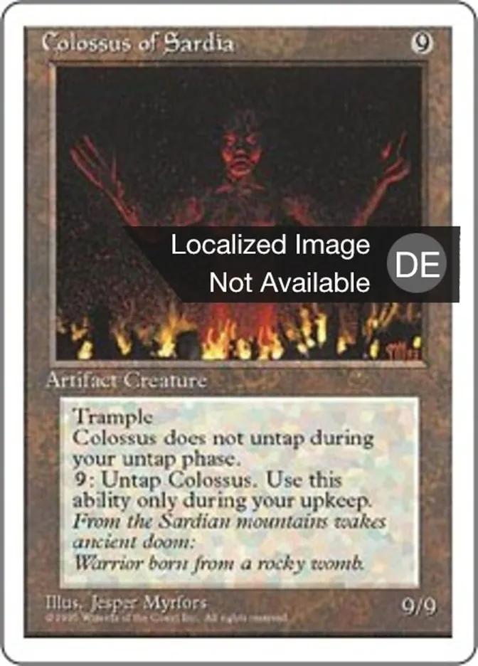 Der Koloß von Sardia kaufen - Fourth Edition bei TcG Love