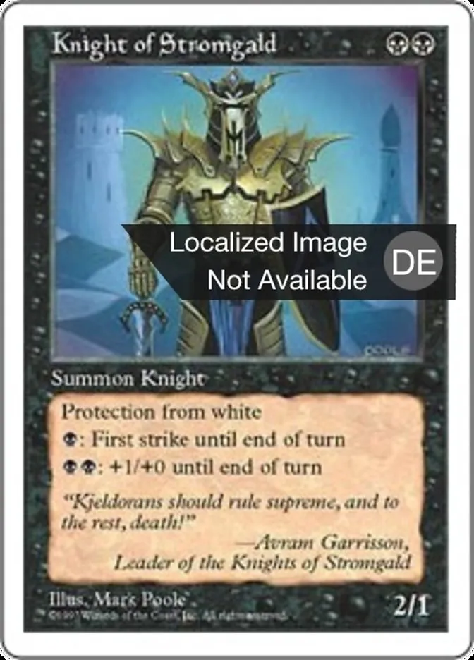Ritter von Stromgald kaufen - Fifth Edition bei TcG Love