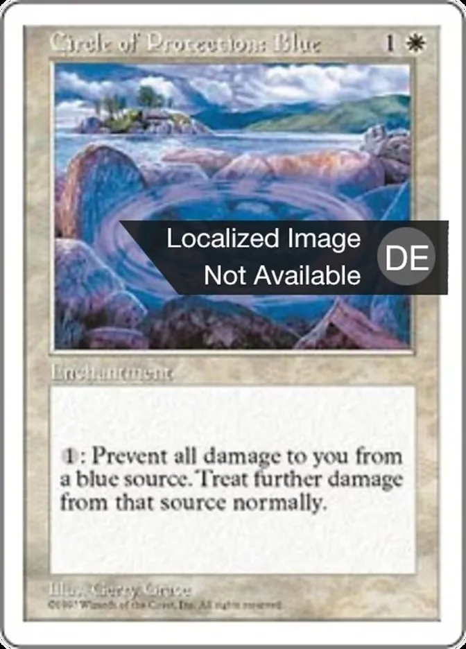 Schutzkreis gegen Blau kaufen - Fifth Edition bei TcG Love