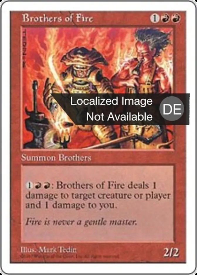 Bruderschaft des Feuers kaufen - Fifth Edition bei TcG Love