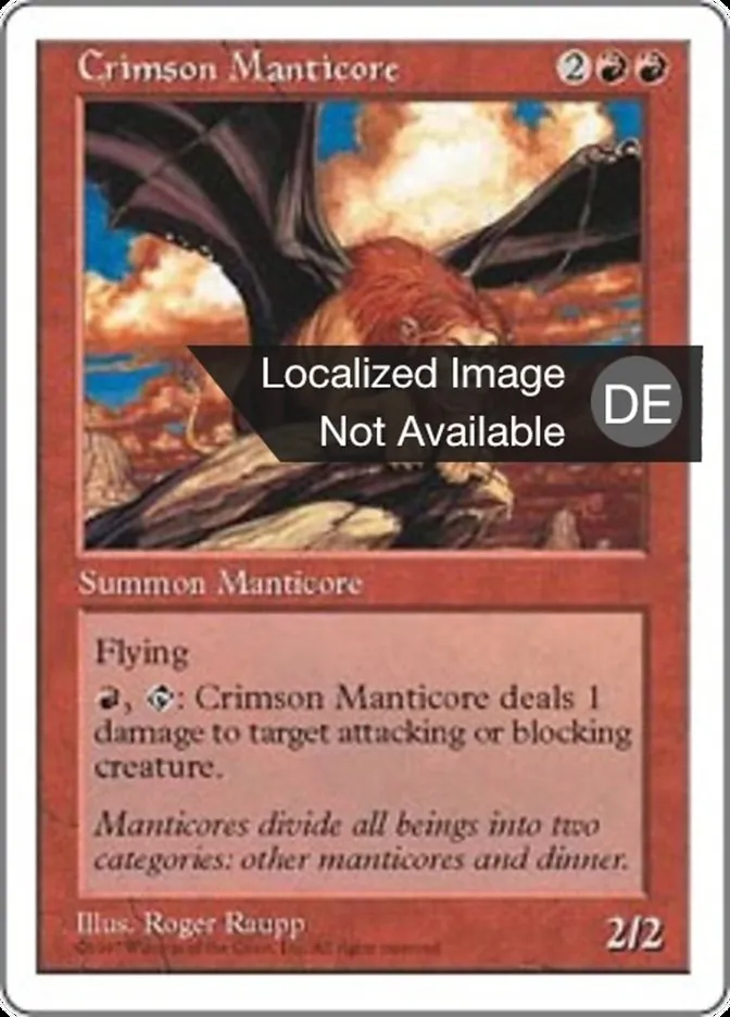 Karmesin-Mantikor kaufen - Fifth Edition bei TcG Love