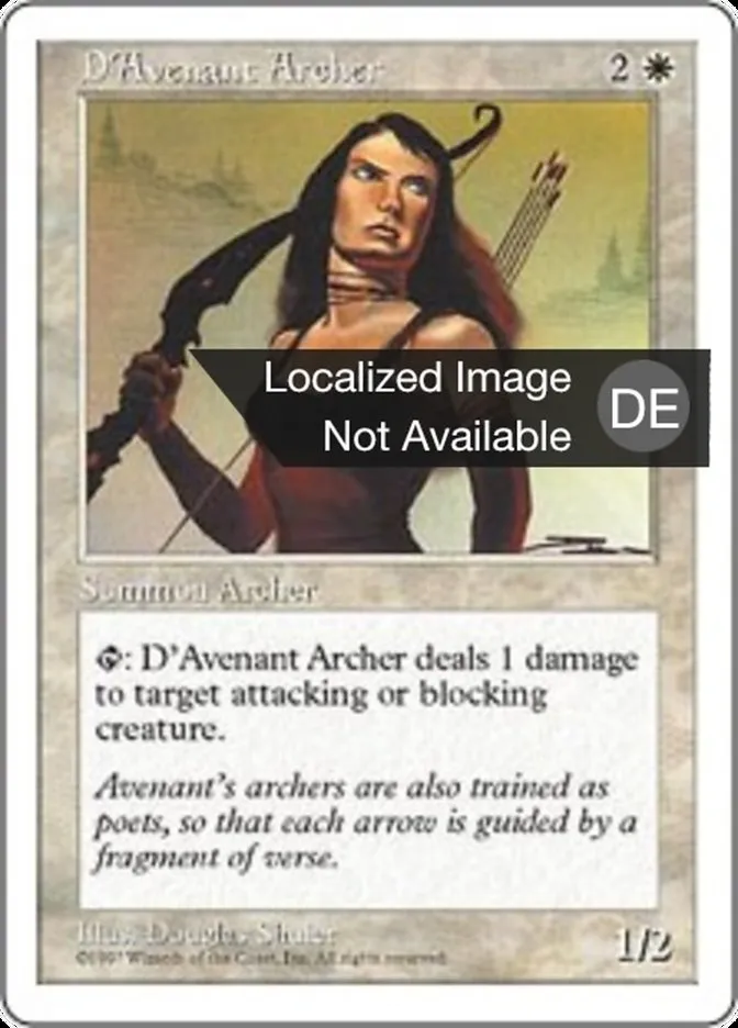 Bogenschütze aus D'Avenant kaufen - Fifth Edition bei TcG Love