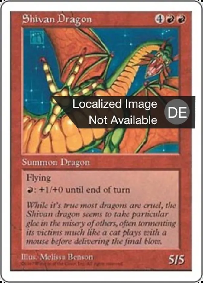 Shivan-Drache kaufen - Fifth Edition bei TcG Love