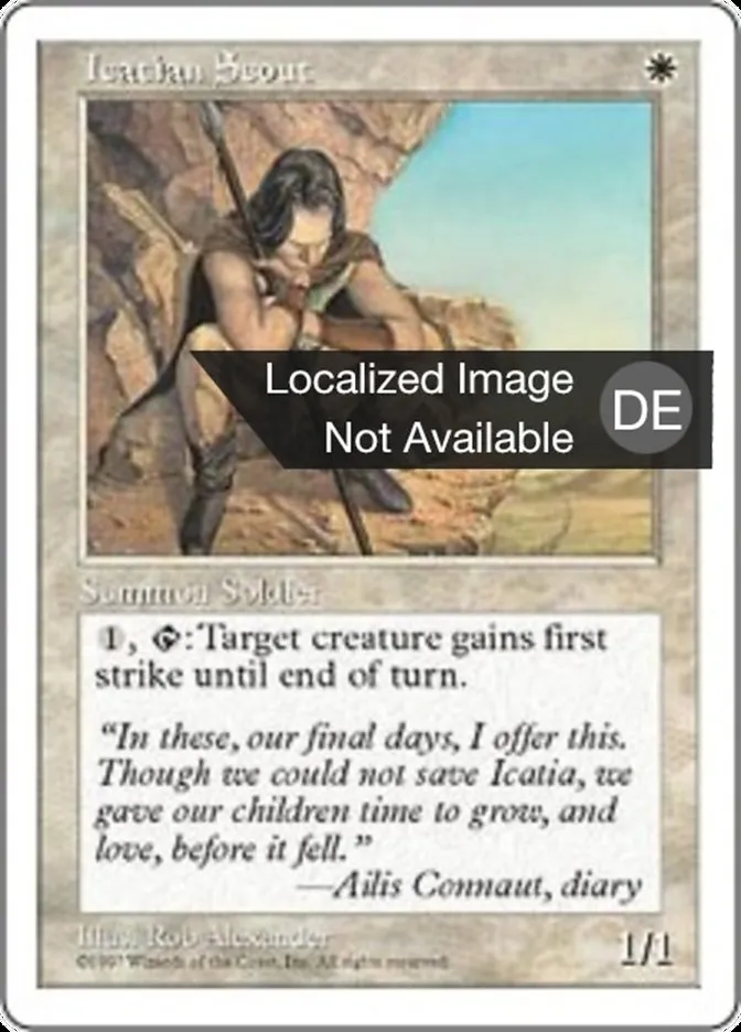 Icatianischer Späher kaufen - Fifth Edition bei TcG Love