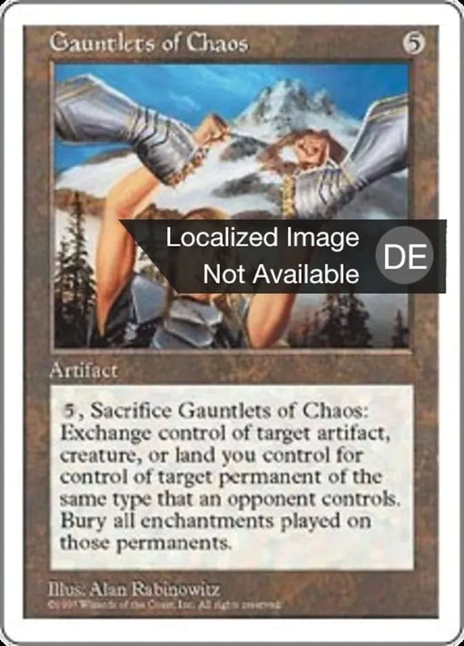 Handschuhe des Chaos kaufen - Fifth Edition bei TcG Love