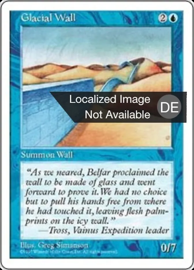 Gletschermauer kaufen - Fifth Edition bei TcG Love