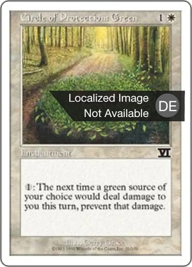 Schutzkreis gegen Grün kaufen - Classic Sixth Edition bei TcG Love