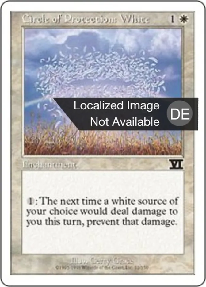 Schutzkreis gegen Weiß kaufen - Classic Sixth Edition bei TcG Love