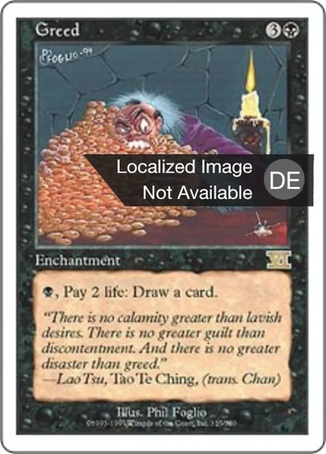 Habgier kaufen - Classic Sixth Edition bei TcG Love