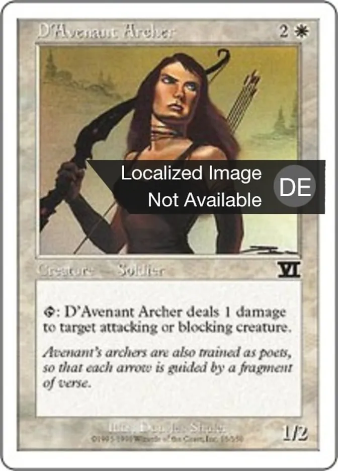 Bogenschütze aus D'Avenant kaufen - Classic Sixth Edition bei TcG Love