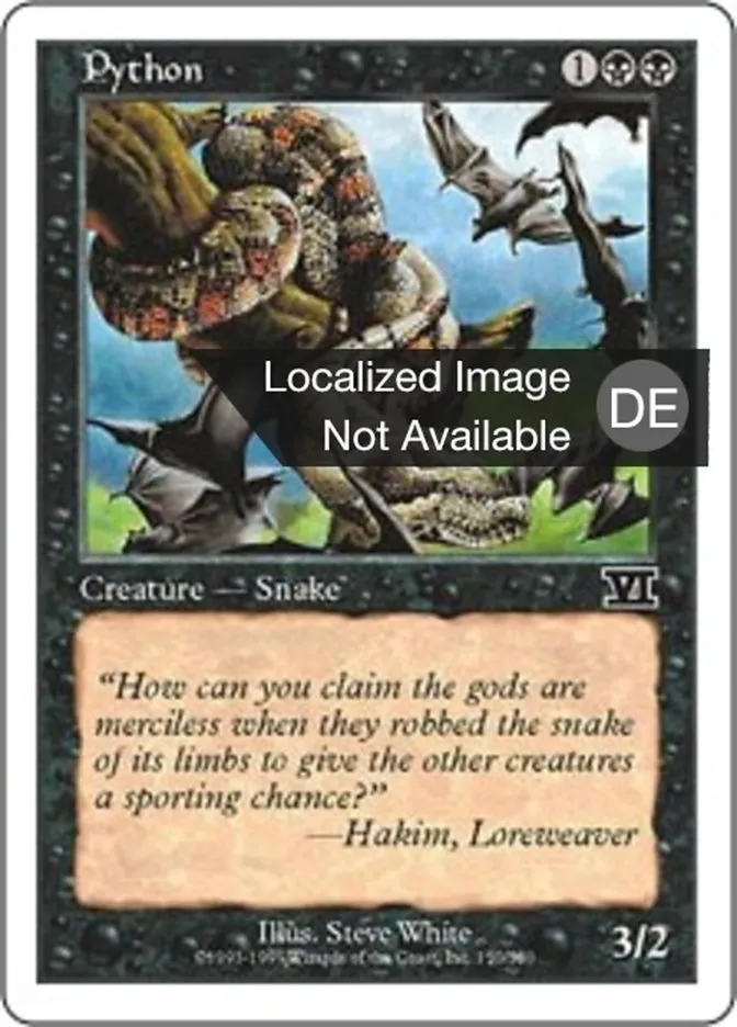 Python kaufen - Classic Sixth Edition bei TcG Love