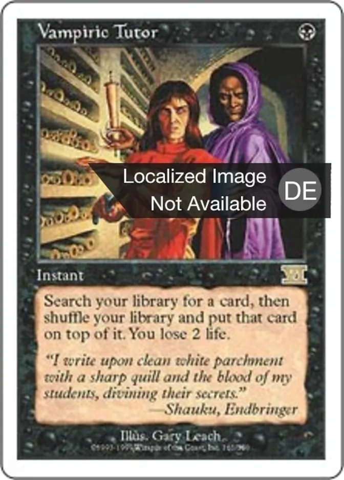 Blutsaugender Lehrmeister kaufen - Classic Sixth Edition bei TcG Love