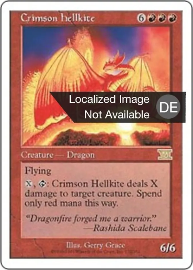 Karmesinroter Höllendrache kaufen - Classic Sixth Edition bei TcG Love