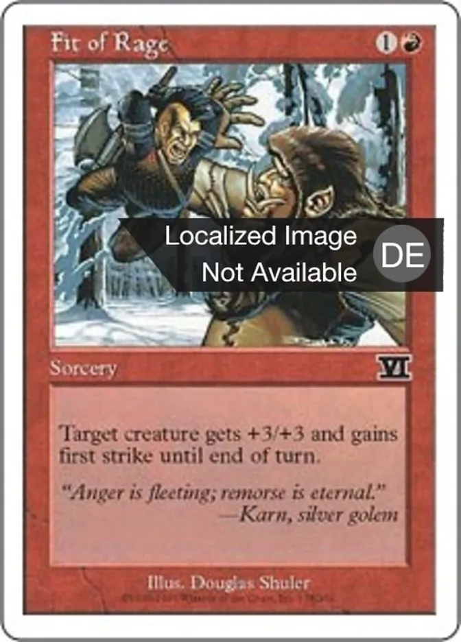 Wutanfall kaufen - Classic Sixth Edition bei TcG Love