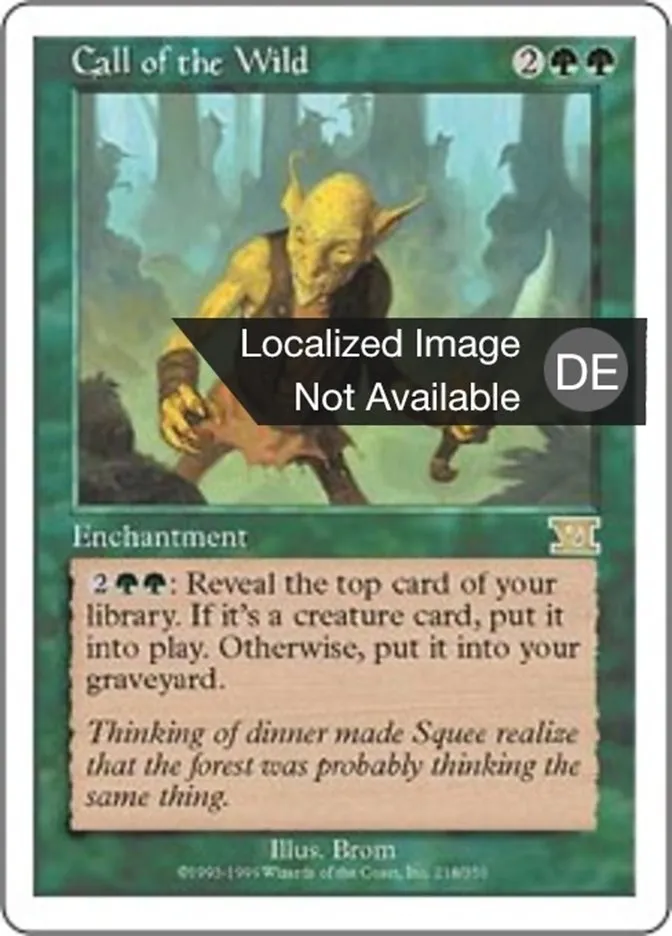 Ruf der Wildnis kaufen - Classic Sixth Edition bei TcG Love