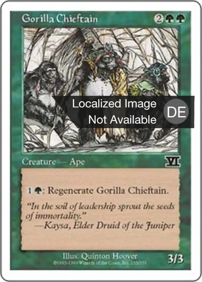 Gorillahäuptling kaufen - Classic Sixth Edition bei TcG Love