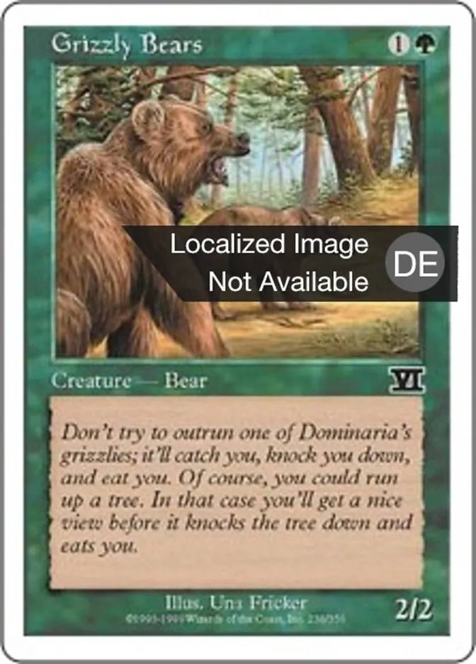 Grizzlybären kaufen - Classic Sixth Edition bei TcG Love