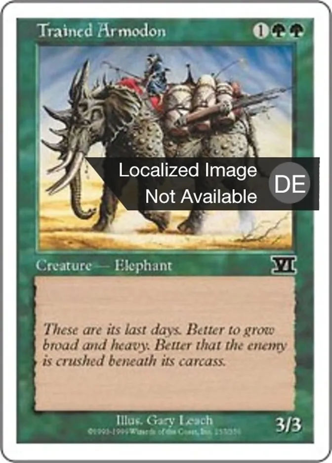 Gezähmtes Armodon kaufen - Classic Sixth Edition bei TcG Love