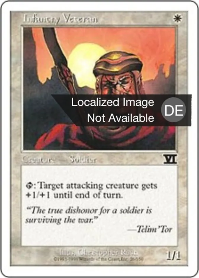 Erfahrener Fußsoldat kaufen - Classic Sixth Edition bei TcG Love