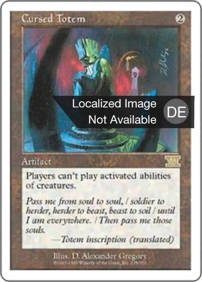 Verfluchtes Totem kaufen - Classic Sixth Edition bei TcG Love