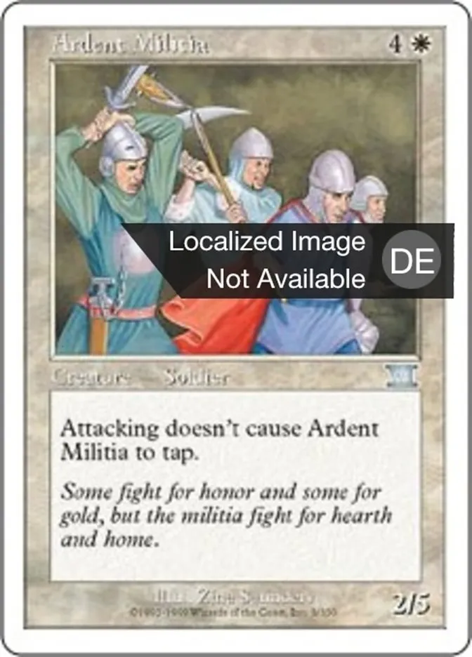 Heißblütige Miliz kaufen - Classic Sixth Edition bei TcG Love
