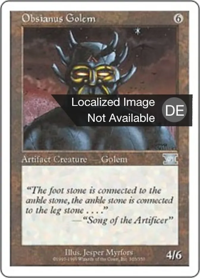 Obsidian-Golem kaufen - Classic Sixth Edition bei TcG Love