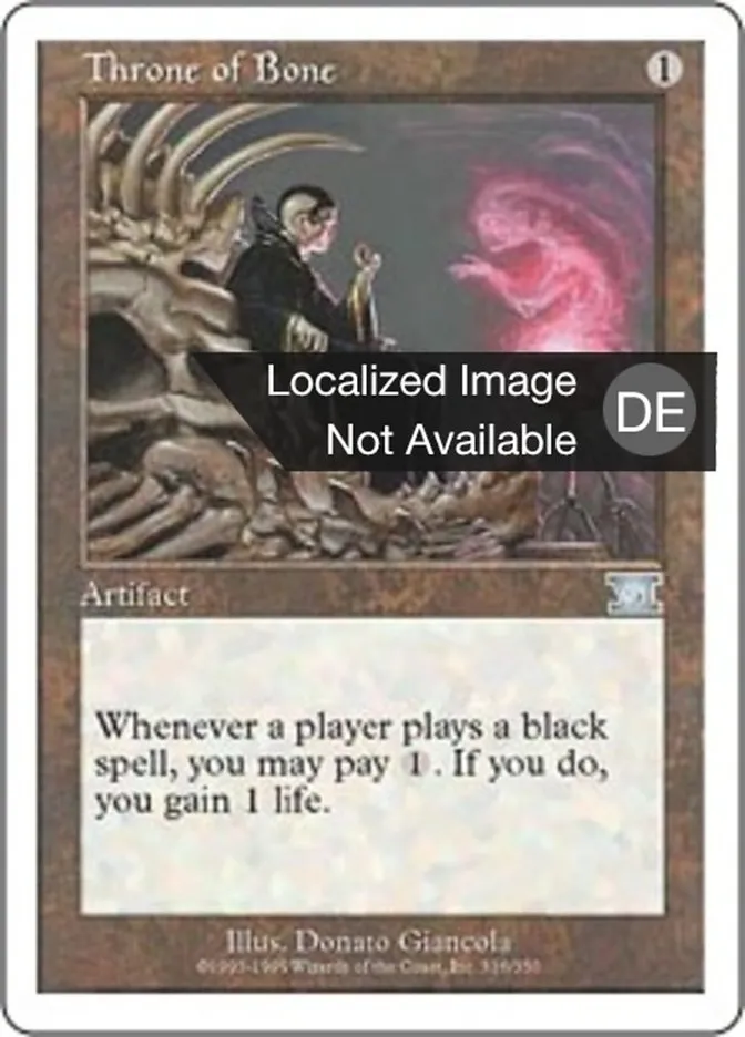 Knochenthron kaufen - Classic Sixth Edition bei TcG Love