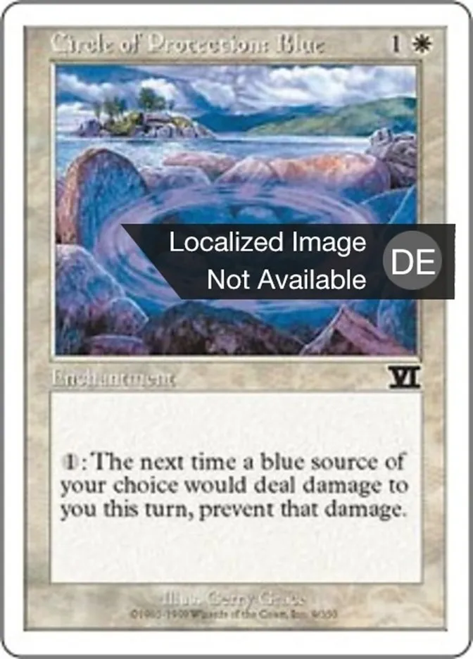 Schutzkreis gegen Blau kaufen - Classic Sixth Edition bei TcG Love