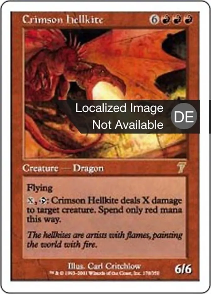 Karmesinroter Höllendrache kaufen - Seventh Edition bei TcG Love