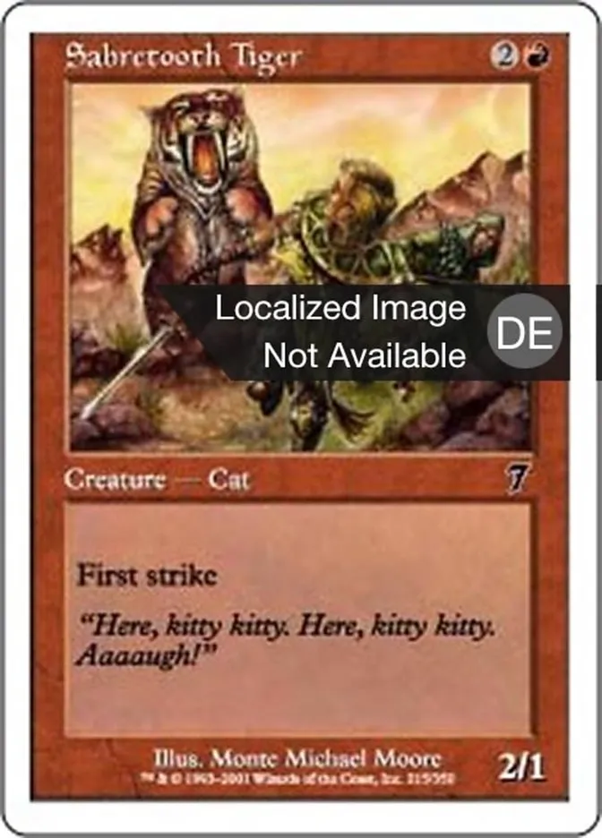 Säbelzahntiger kaufen - Seventh Edition bei TcG Love