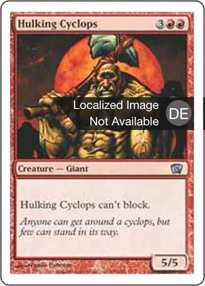 Grobschlächtiger Zyklop kaufen - Eighth Edition bei TcG Love
