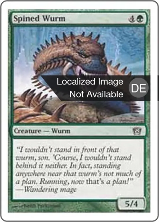 Gekrümmter Wurm kaufen - Eighth Edition bei TcG Love